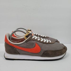 Nike Waffle Trainer 2 Men's Gray Orange Athletic Shoes DH1349-002 US Size 11.5
